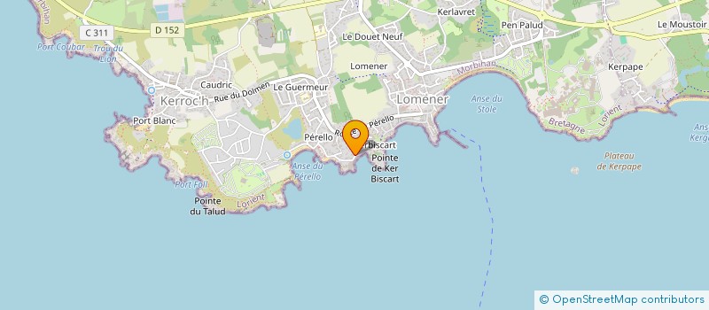 localisation de l'entreprise SARL DE FAMILLE S.H.V à PLOEMEUR