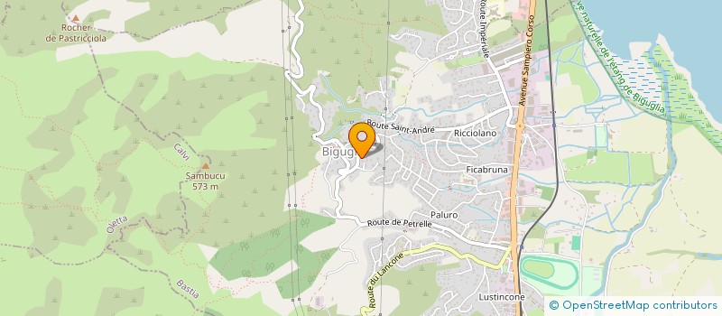 localisation de l'entreprise SARL DE FAMILLE SAINT CHRISTOPHE à BIGUGLIA