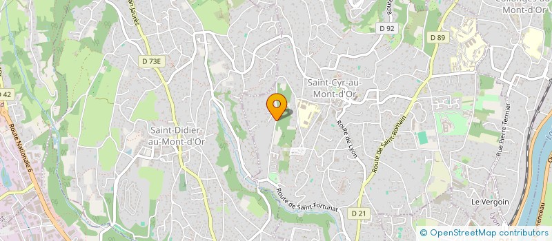 localisation de l'entreprise SARL DE FAMILLE SINNAH  SAINT-CYR-AU-MONT-D'OR
