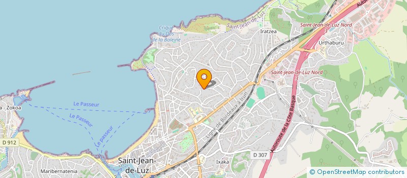 localisation de l'entreprise SARL DE FAMILLE SMITH-MAYSONNAVE  SAINT-JEAN-DE-LUZ