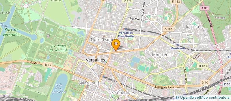 localisation de l'entreprise SARL DE FARIA JOSE  VERSAILLES