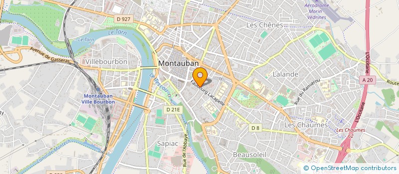 localisation de l'entreprise SARL DE FONNEUVE à MONTAUBAN