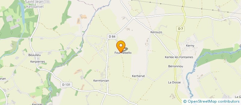 localisation de l'entreprise SARL DE FORNEBELLO  CHATELAUDREN-PLOUAGAT