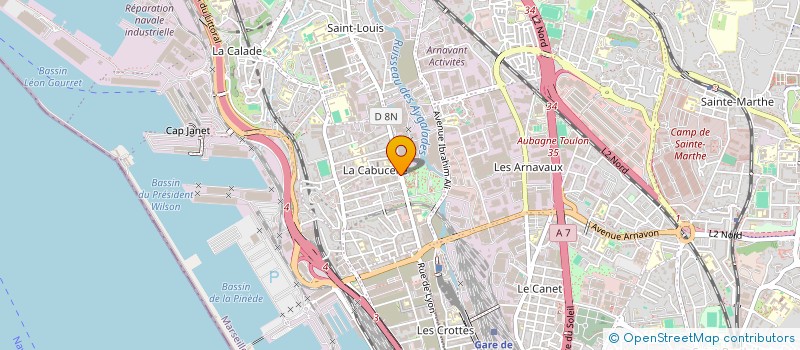 localisation de l'entreprise SARL DE FRANCE à MARSEILLE