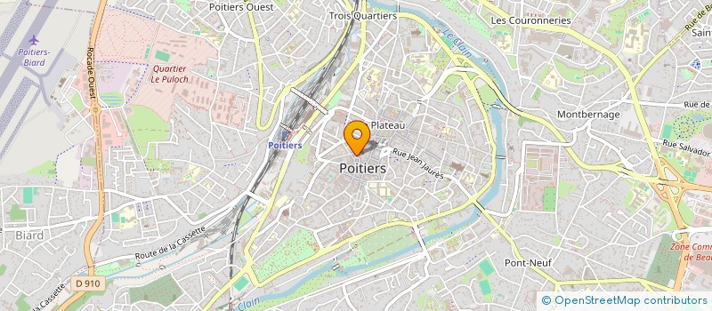 localisation de l'entreprise SARL DE FREITAS  POITIERS