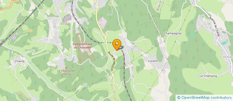 localisation de l'entreprise SARL DE FREITAS AURELIE  BRIVE-LA-GAILLARDE