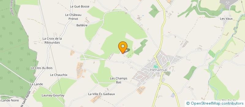 localisation de l'entreprise SARL DE GAUDIN à HENANSAL