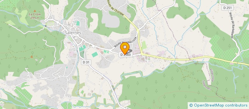localisation de l'entreprise SARL DE GEOMETRES-EXPERTS GEOTOP SALERNES à SALERNES