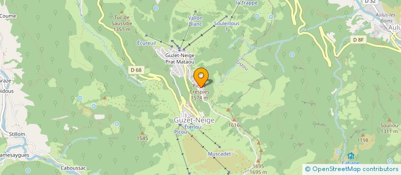 localisation de l'entreprise SARL DE GESTION RES DU HT COUSERANS à USTOU