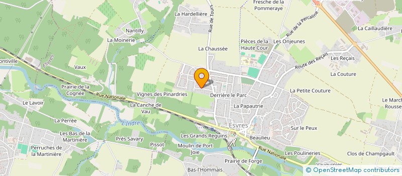 localisation de l'entreprise SARL DE GRANDMAISON  ESVRES