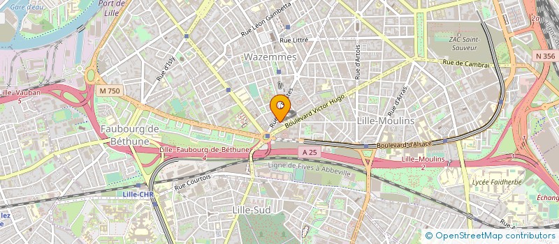 localisation de l'entreprise SARL DE GUSSEM à LILLE