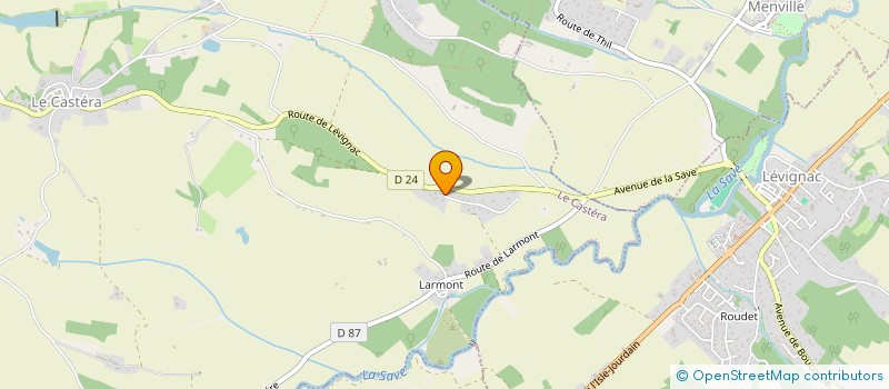 localisation de l'entreprise SARL DE HAUTPOUL  LE CASTERA