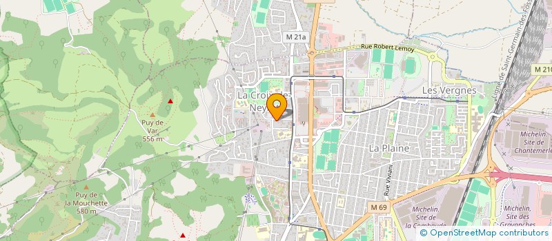 localisation de l'entreprise SARL DE JESUS DA SILVA  CLERMONT-FERRAND