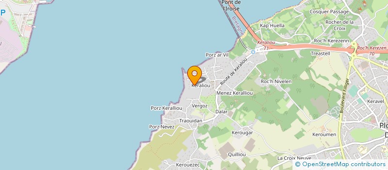 localisation de l'entreprise SARL DE KERALIOU à PLOUGASTEL-DAOULAS