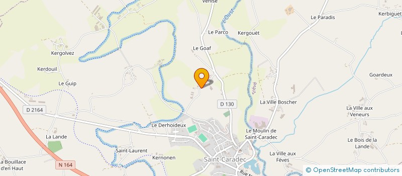 localisation de l'entreprise SARL DE KERBRISTOU à SAINT-CARADEC