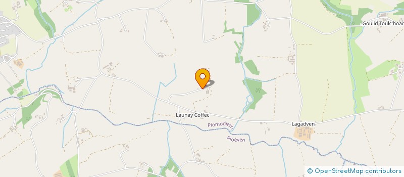 localisation de l'entreprise SARL DE KERDALAE  PLONEVEZ-PORZAY