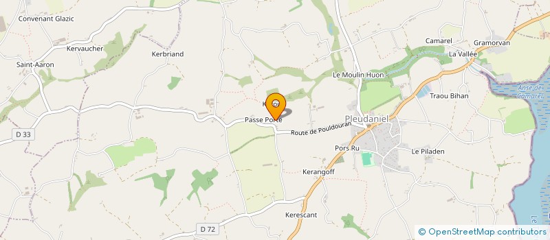 localisation de l'entreprise SARL DE KERDR'OEUFS à PLEUDANIEL