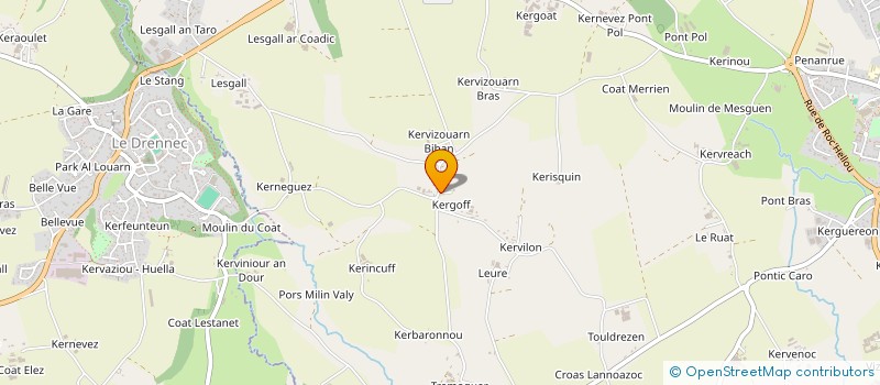 localisation de l'entreprise SARL DE KERGO à PLOUIDER