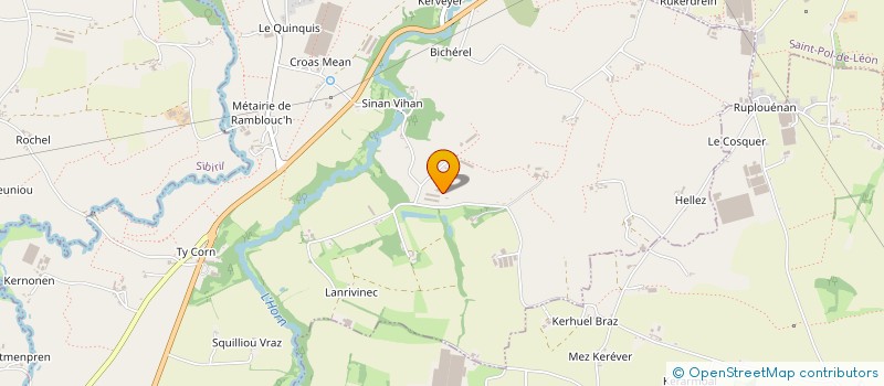 localisation de l'entreprise SARL DE KERICHEN à PLOUGOULM