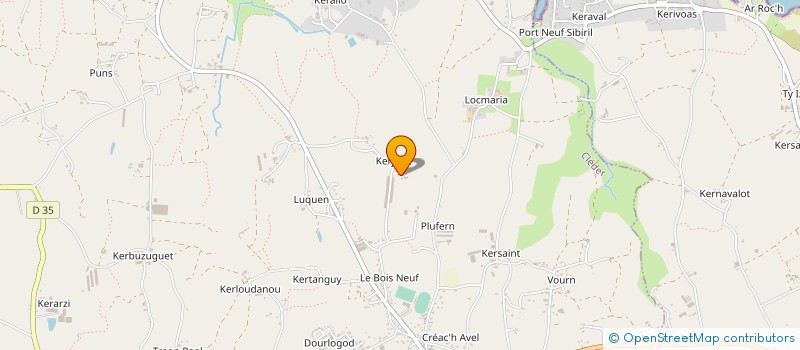 localisation de l'entreprise SARL DE KERJEAN VRAS  CLEDER