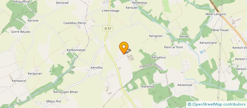 localisation de l'entreprise SARL DE KERNEIZAN à PLONEOUR LANVERN