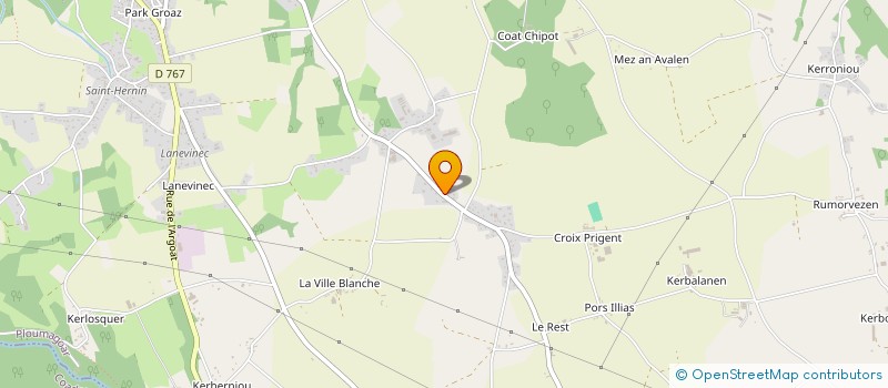 localisation de l'entreprise SARL DE KERPERT  PLOUMAGOAR