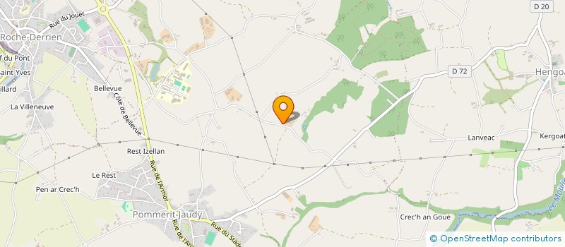 localisation de l'entreprise SARL DE KERRICUFF  LA ROCHE-JAUDY
