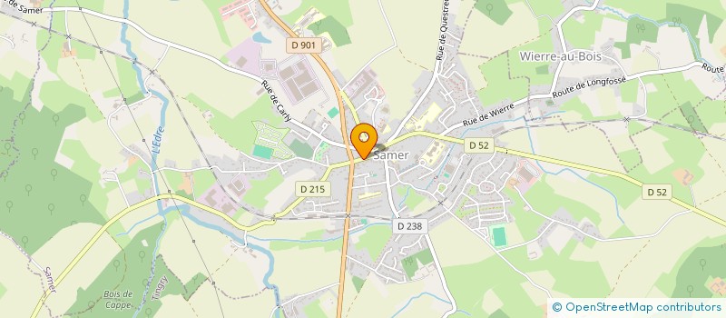 localisation de l'entreprise SARL DE L ABBAYE DE SAMER  SAMER