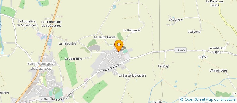 localisation de l'entreprise SARL DE L ABBAYE NOTRE DAME DES GARDES  CHEMILLE-EN-ANJOU
