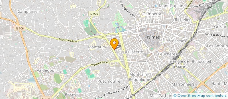 localisation de l'entreprise SARL DE L'AIRE à NIMES