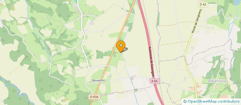 localisation de l'entreprise SARL DE L'AVENIR  BOUEILH BOUEILHO LASQUE