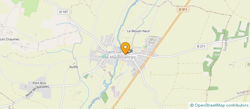 localisation de l'entreprise SARL DE L'EPERON  SAINT-GEORGES-DU-BOIS