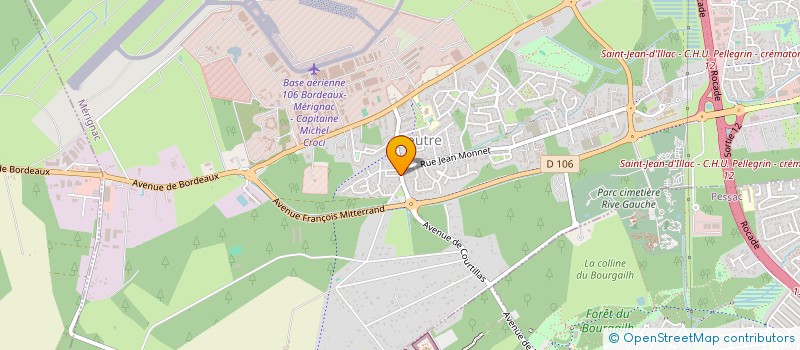 localisation de l'entreprise SARL DE L ETOILE  MERIGNAC