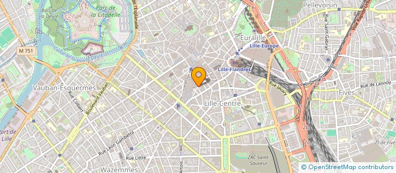 localisation de l'entreprise SARL DE L ETOILE à LILLE