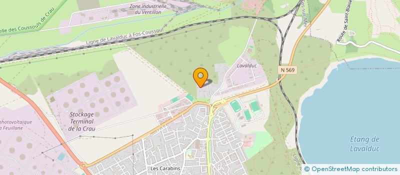 localisation de l'entreprise SARL DE L'HAUTURE  FOS-SUR-MER