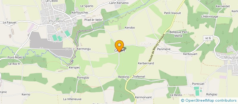 localisation de l'entreprise SARL DE L'HERMINE à BIGNAN