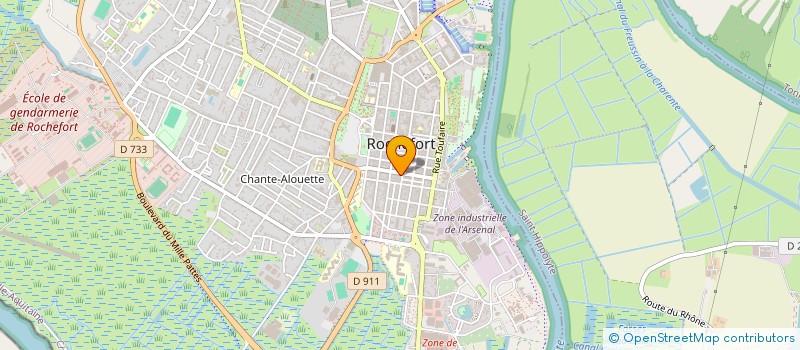 localisation de l'entreprise SARL DE L'HERMIONETTE à ROCHEFORT