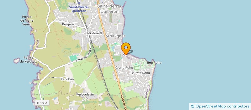 localisation de l'entreprise SARL DE L'OCEAN  SAINT-PIERRE-QUIBERON