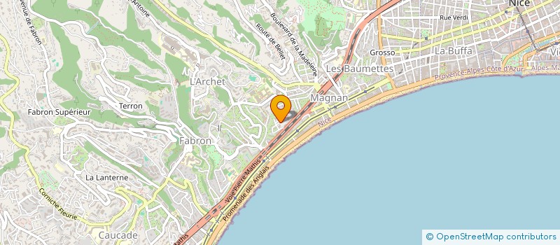 localisation de l'entreprise SARL DE L'OPERA à NICE
