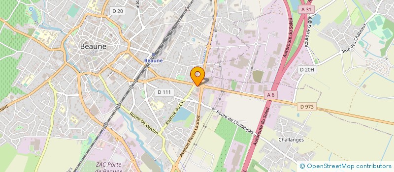 localisation de l'entreprise SARL DE L ORMEAU à BEAUNE