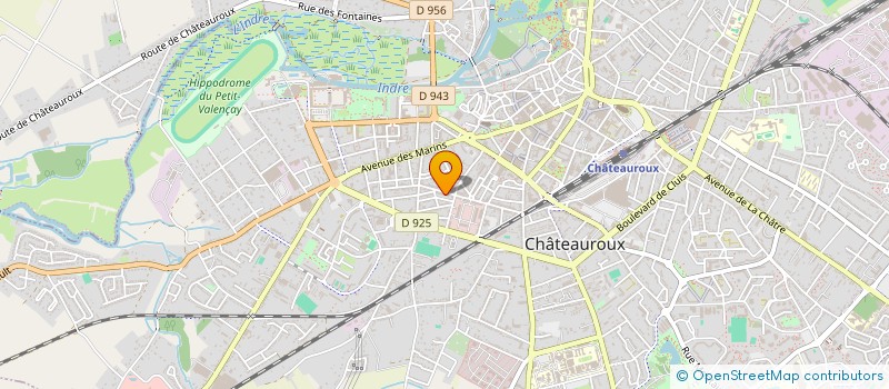 localisation de l'entreprise SARL DE L'ORMELLE à CHATEAUROUX