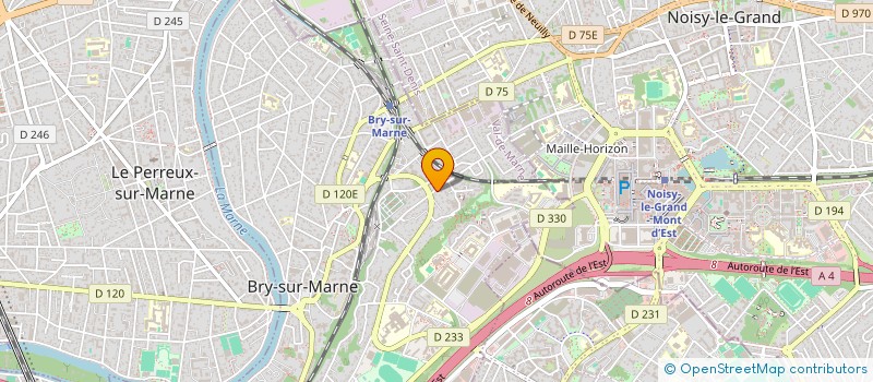 localisation de l'entreprise SARL DE L ORMERAIE à BRY-SUR-MARNE