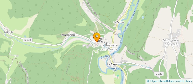 localisation de l'entreprise SARL DE L'OSERAIE  BESSEY-LA-COUR