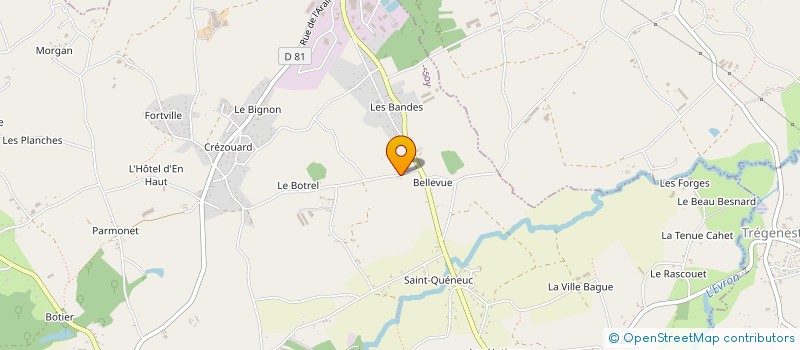 localisation de l'entreprise SARL DE LA BAIE  YFFINIAC