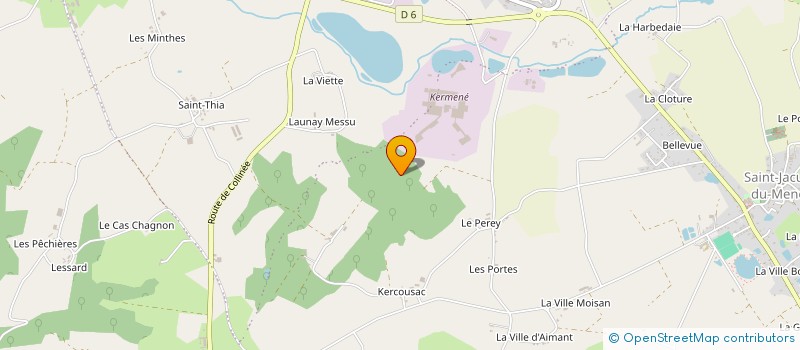 localisation de l'entreprise SARL DE LA CARREE à LE MENE