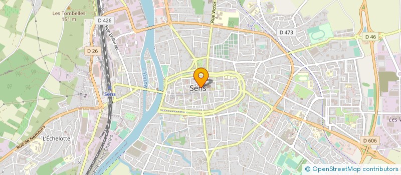 localisation de l'entreprise SARL DE LA CATHEDRALE à SENS
