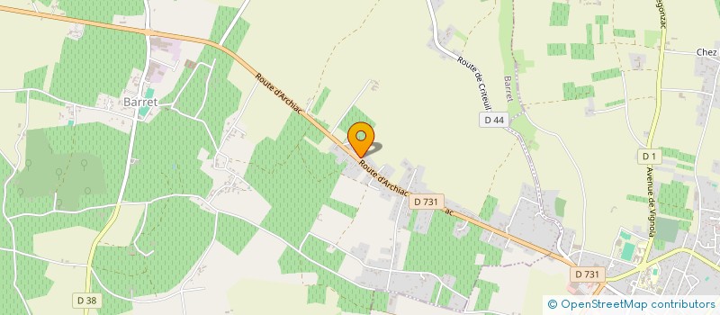 localisation de l'entreprise SARL DE LA CHAMPAGNE à BARRET