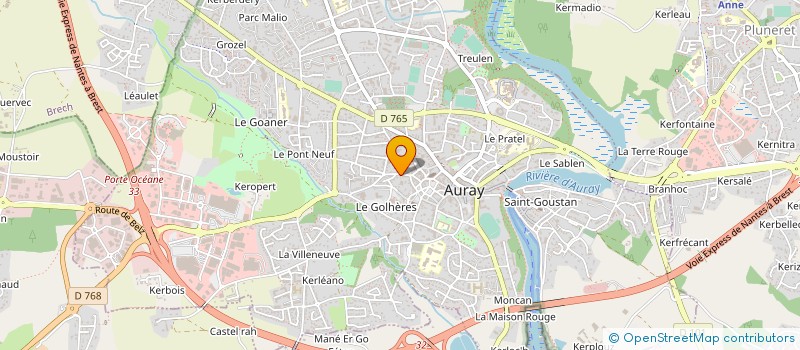 localisation de l'entreprise SARL DE LA CHAPELLE à AURAY