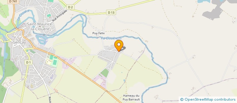 localisation de l'entreprise SARL DE LA COMBAUDIERE à CHAMPAGNE-SAINT-HILAIRE