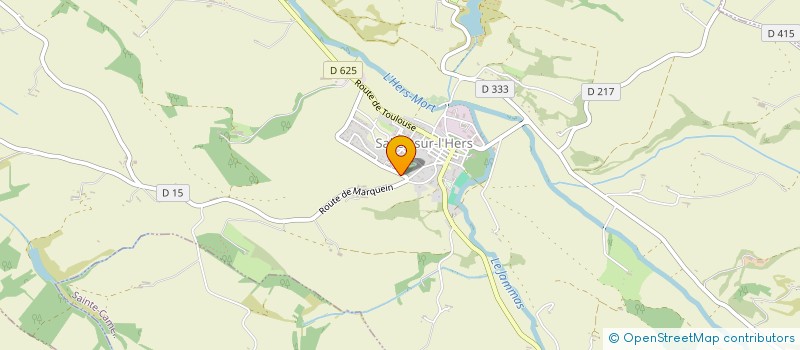 localisation de l'entreprise SARL DE LA COUME  SALLES SUR L'HERS